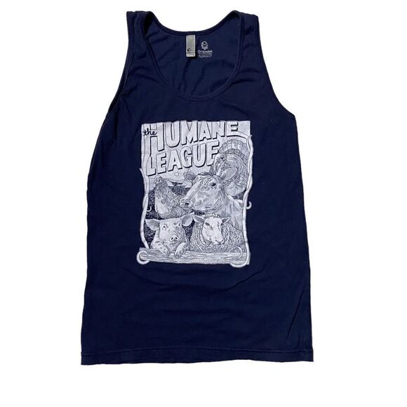 The Humane League Navy Blue Tank Top - Picture 2 of 5